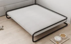 Hundebett Arlo 100×120 cm in Bouclé