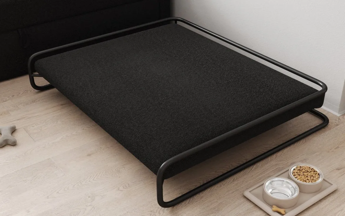 Hundebett Arlo 100×120 cm in Bouclé