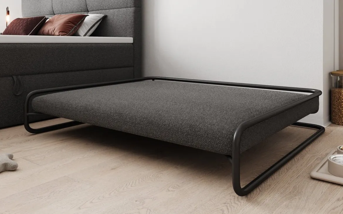 Hundebett Arlo 100×120 cm in Bouclé
