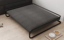 Hundebett Arlo 100×120 cm in Bouclé