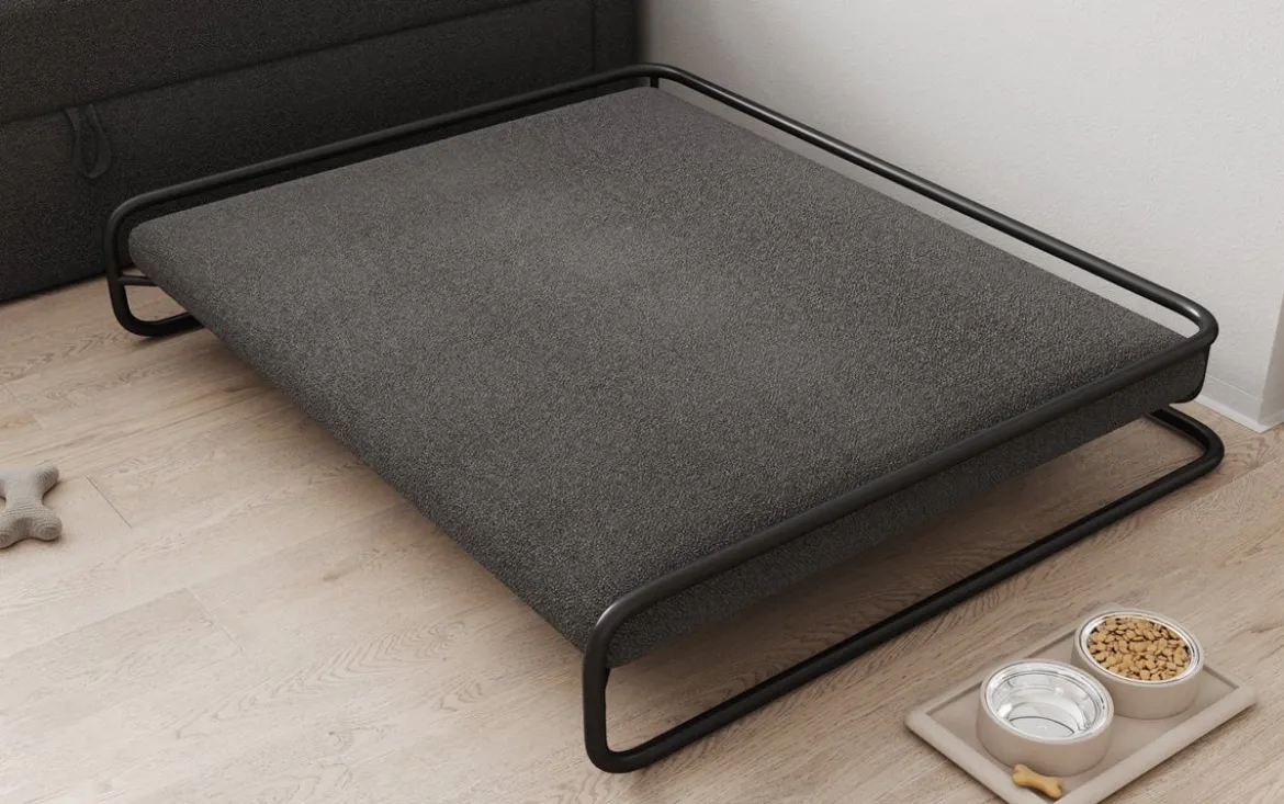 Hundebett Arlo 100×120 cm in Bouclé