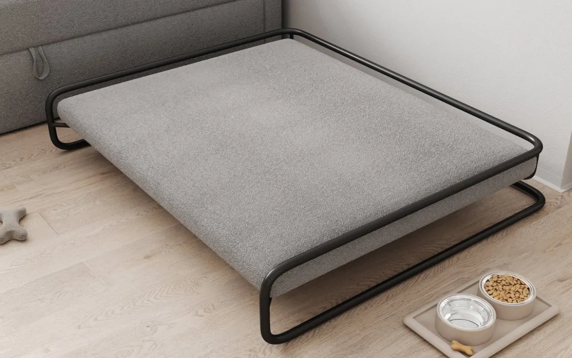 Hundebett Arlo 100×120 cm in Bouclé