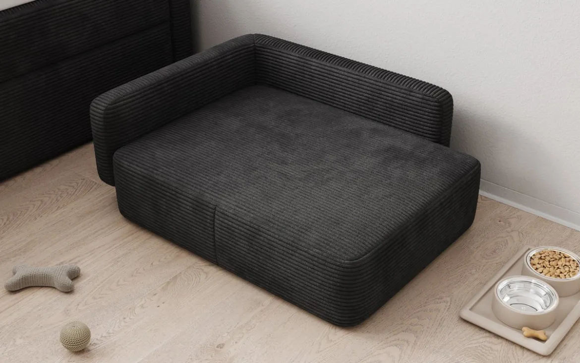 Hundebett BelloCouch 80 × 60 cm in Cord