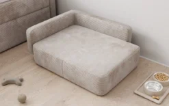 Hundebett BelloCouch 80 × 60 cm in Cord