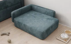 Hundebett BelloCouch 80 × 60 cm in Cord