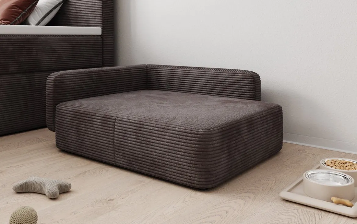 Hundebett BelloCouch 80 × 60 cm in Cord
