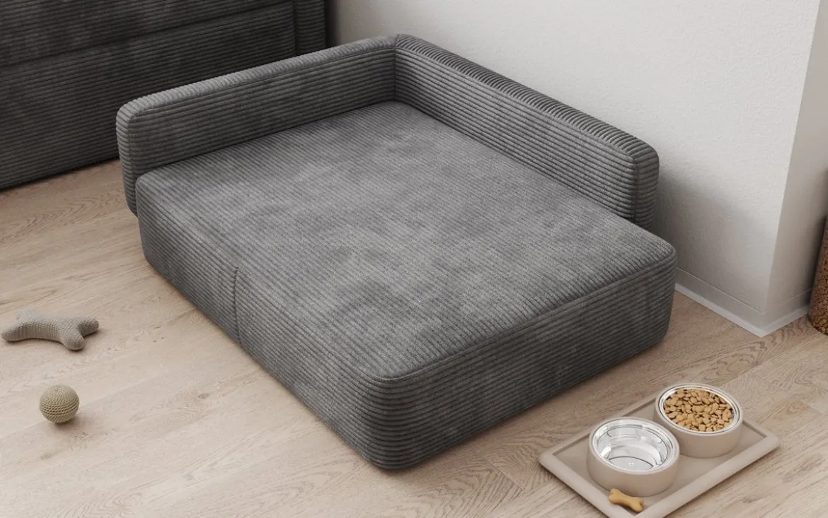 Hundebett BelloCouch 80 × 100 cm in Cord