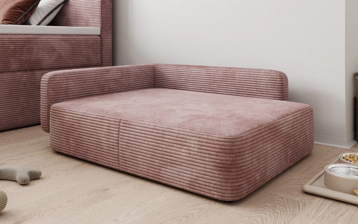 Hundebett BelloCouch 80 × 100 cm in Cord