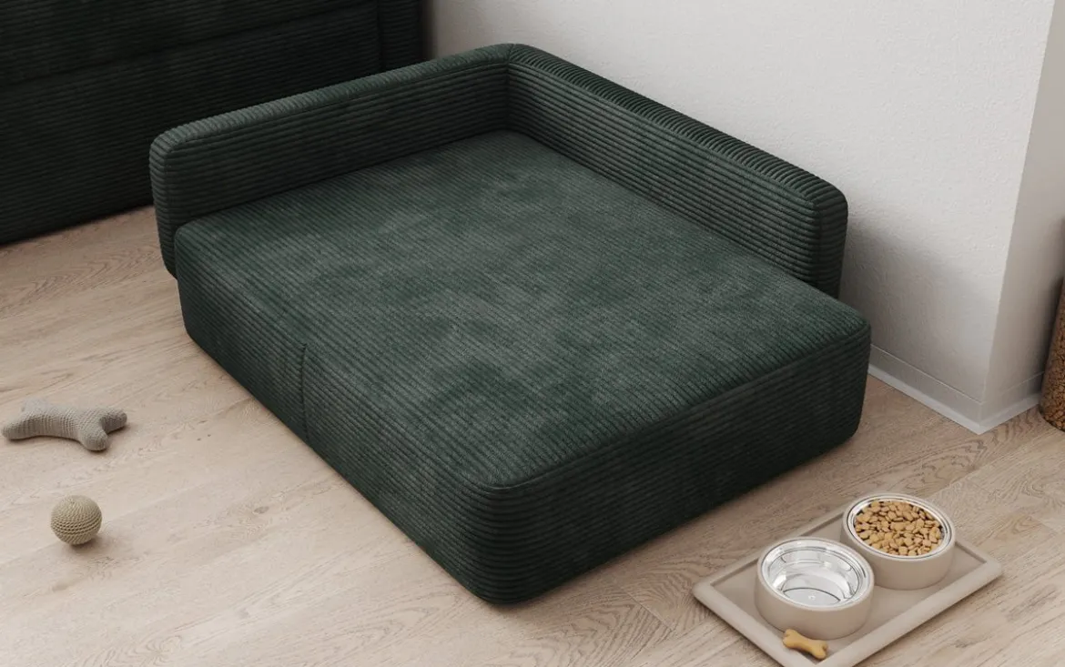 Hundebett BelloCouch 80 × 100 cm in Cord