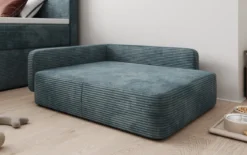 Hundebett BelloCouch 80 × 100 cm in Cord