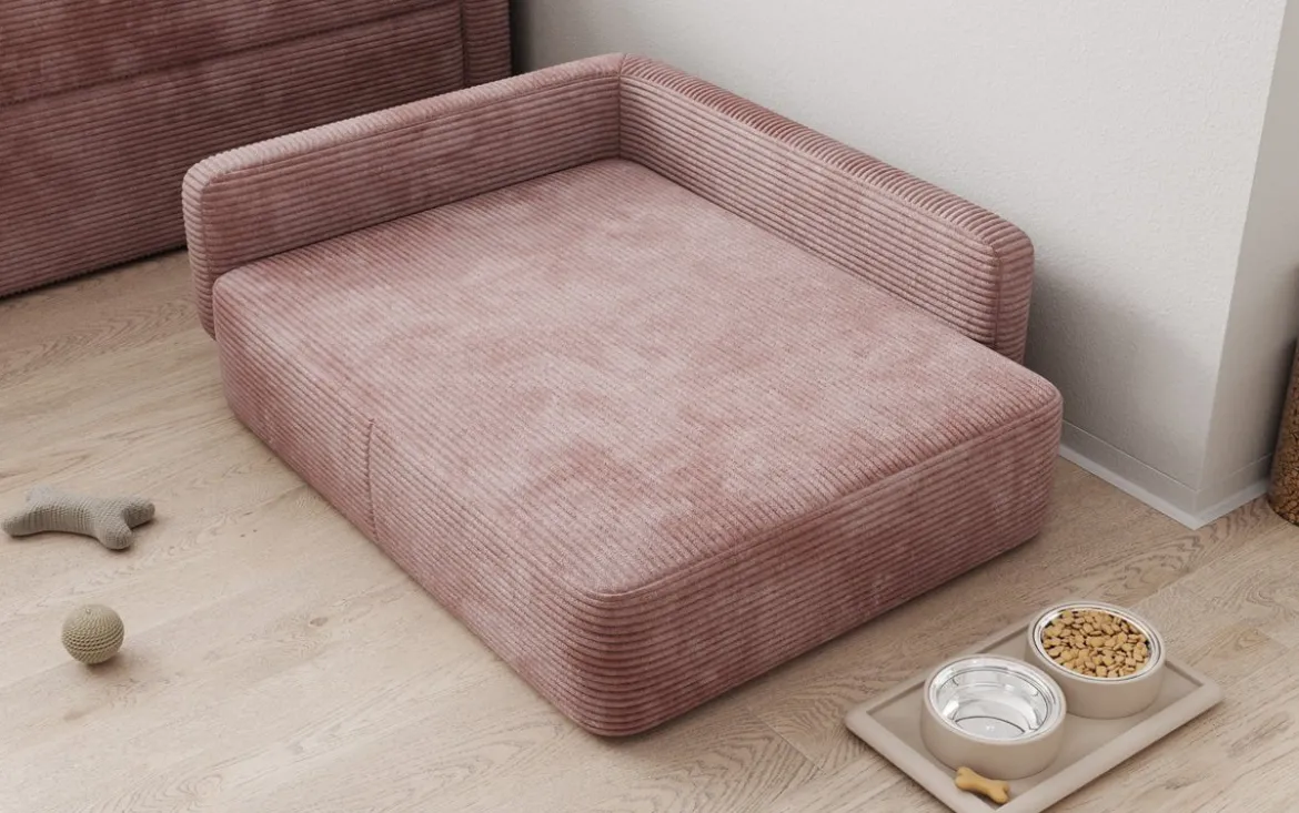 Hundebett BelloCouch 80 × 100 cm in Cord
