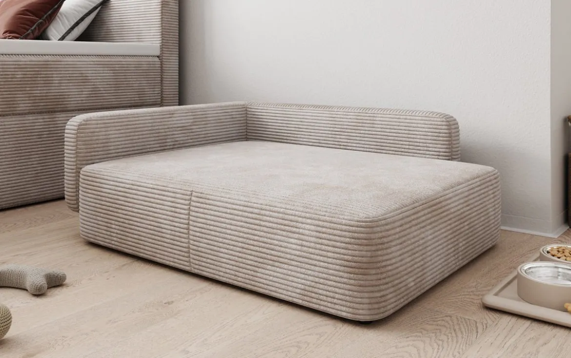 Hundebett BelloCouch 80 × 100 cm in Cord