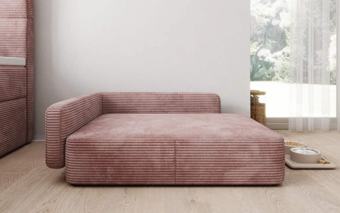 Hundebett BelloCouch 80 × 100 cm in Cord