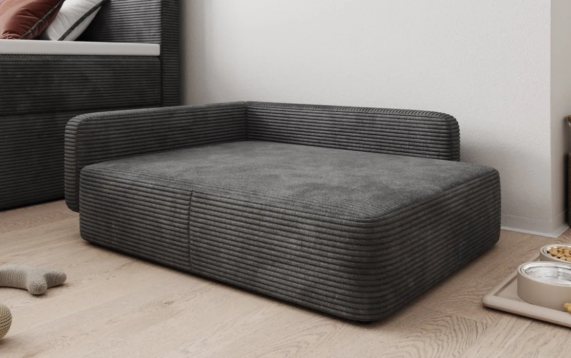 Hundebett BelloCouch 80 × 100 cm in Cord