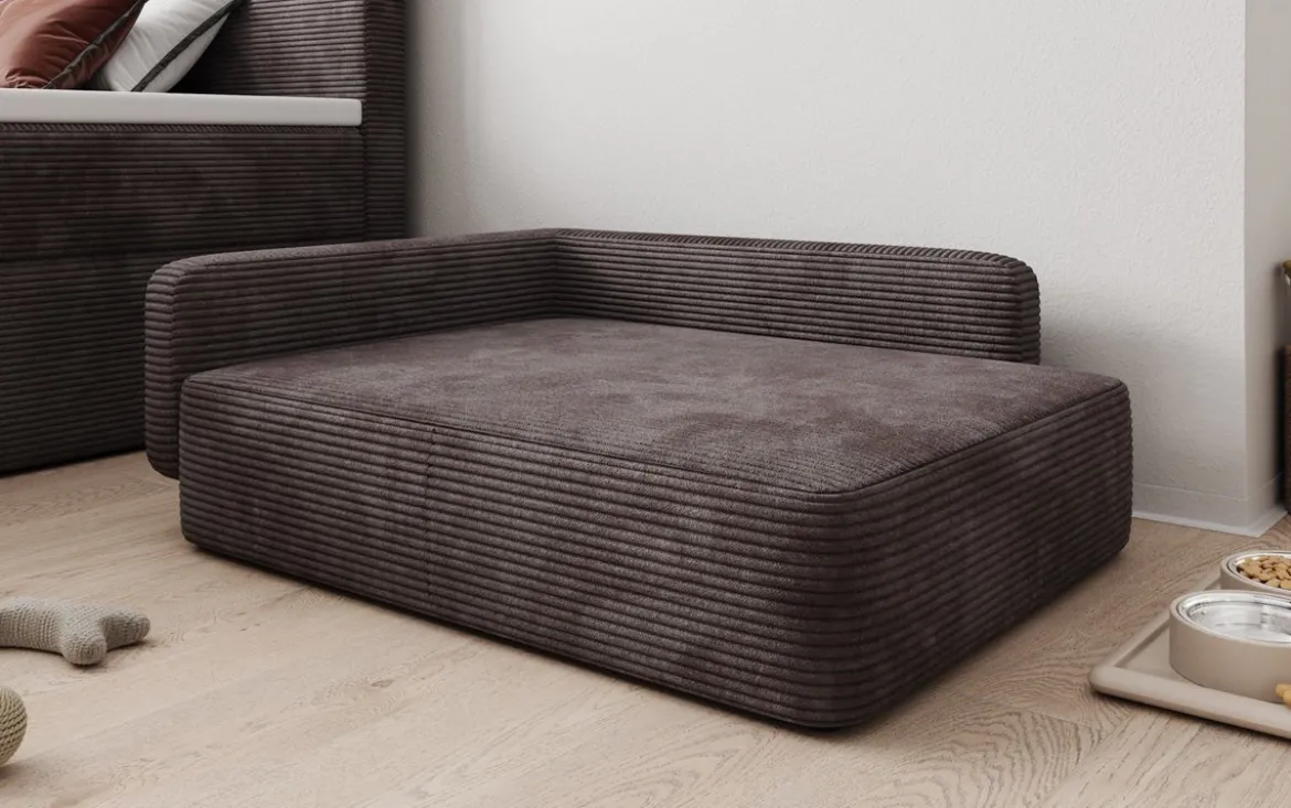 Hundebett BelloCouch 80 × 100 cm in Cord