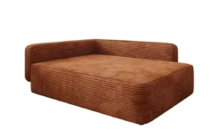 Hundebett BelloCouch 80 × 100 cm in Cord