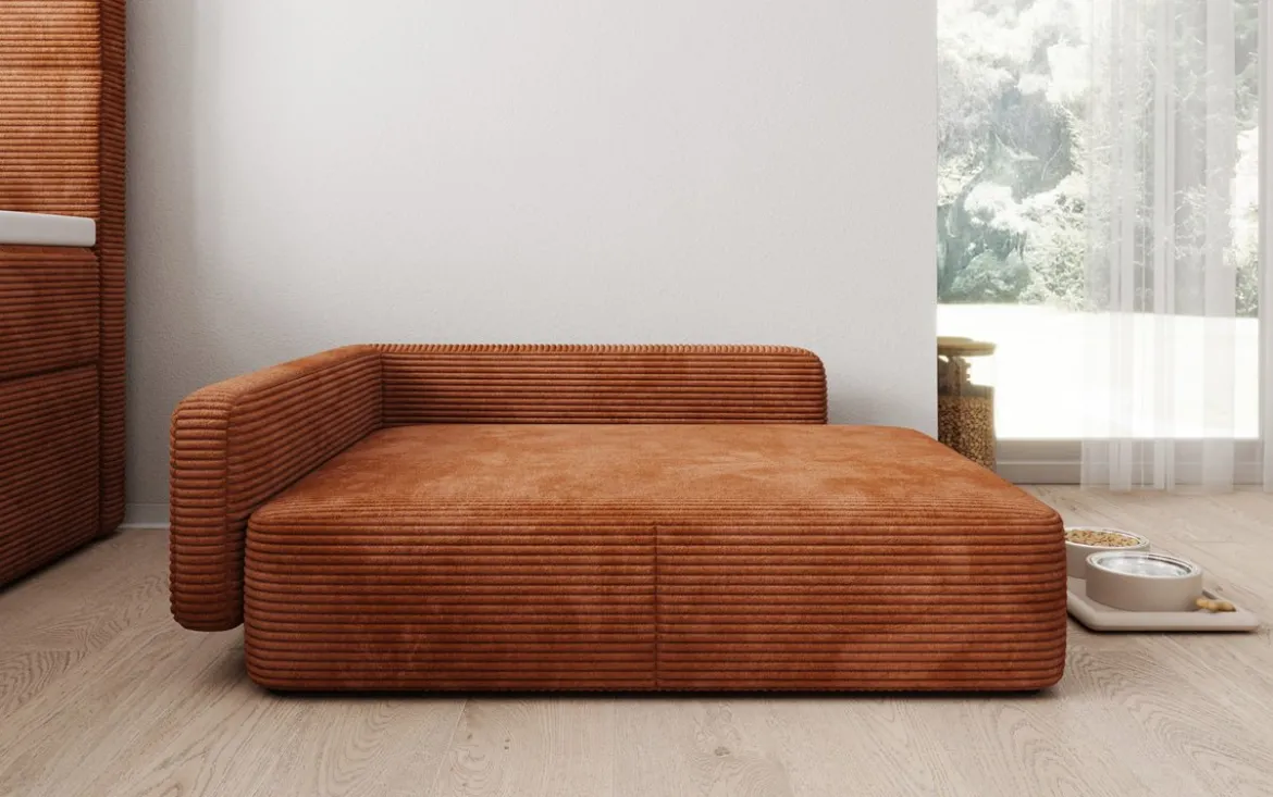 Hundebett BelloCouch 80 × 100 cm in Cord