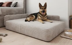 Hundebett BelloCouch 100 × 120 cm in Cord