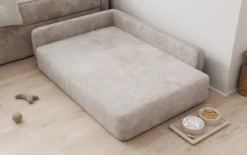 Hundebett BelloCouch 100 × 120 cm in Cord