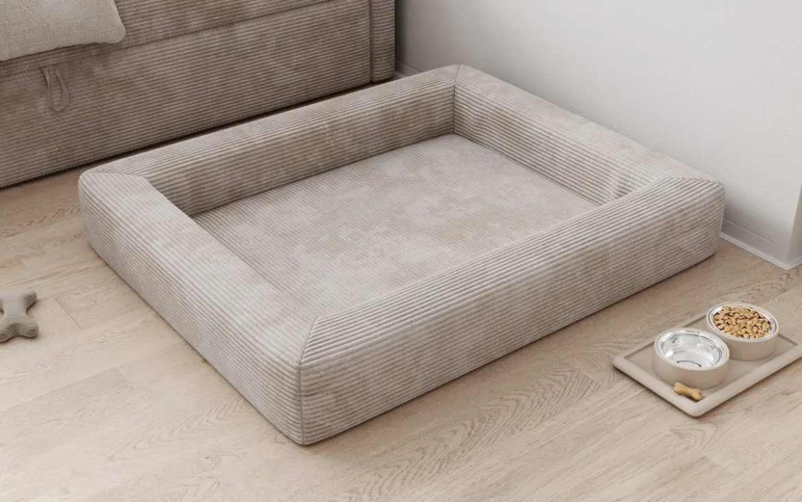 Hundebett Cordino 100 × 120 cm in Cord