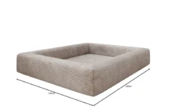Hundebett Cordino 100 × 120 cm in Cord
