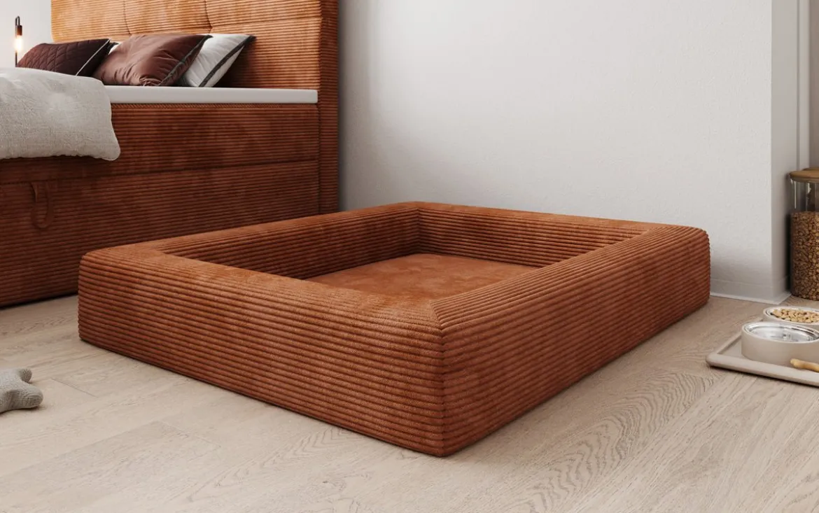 Hundebett Cordino 100 × 120 cm in Cord