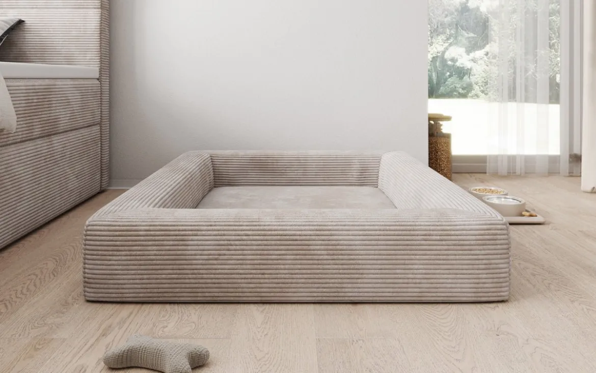 Hundebett Cordino 100 × 120 cm in Cord