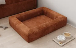 Hundebett Cordino 80 × 100 cm in Cord
