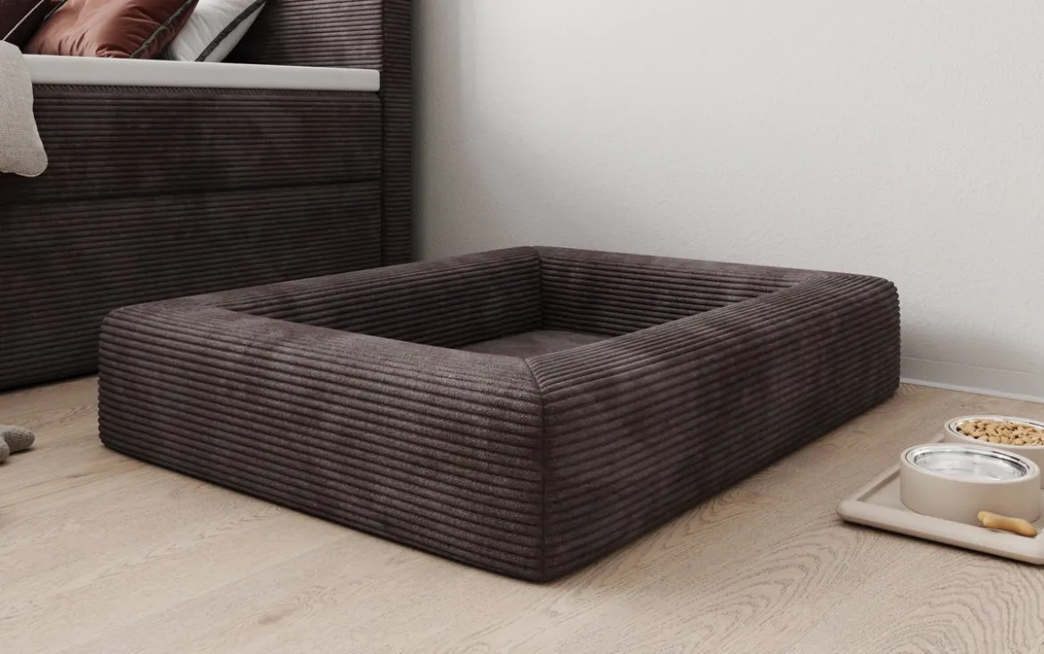 Hundebett Cordino 80 × 100 cm in Cord