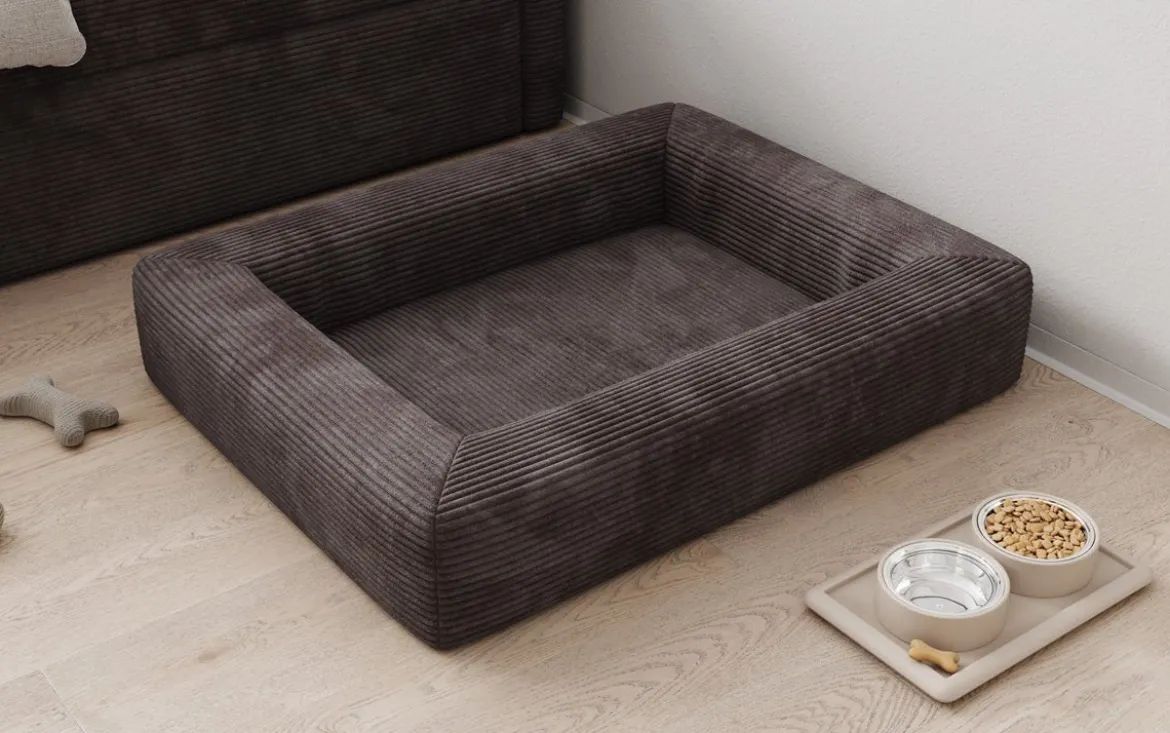 Hundebett Cordino 80 × 100 cm in Cord