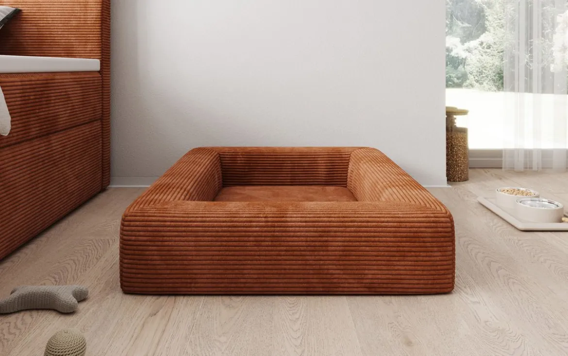 Hundebett Cordino 80 × 100 cm in Cord