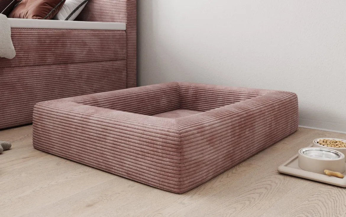 Hundebett Cordino 80 × 100 cm in Cord