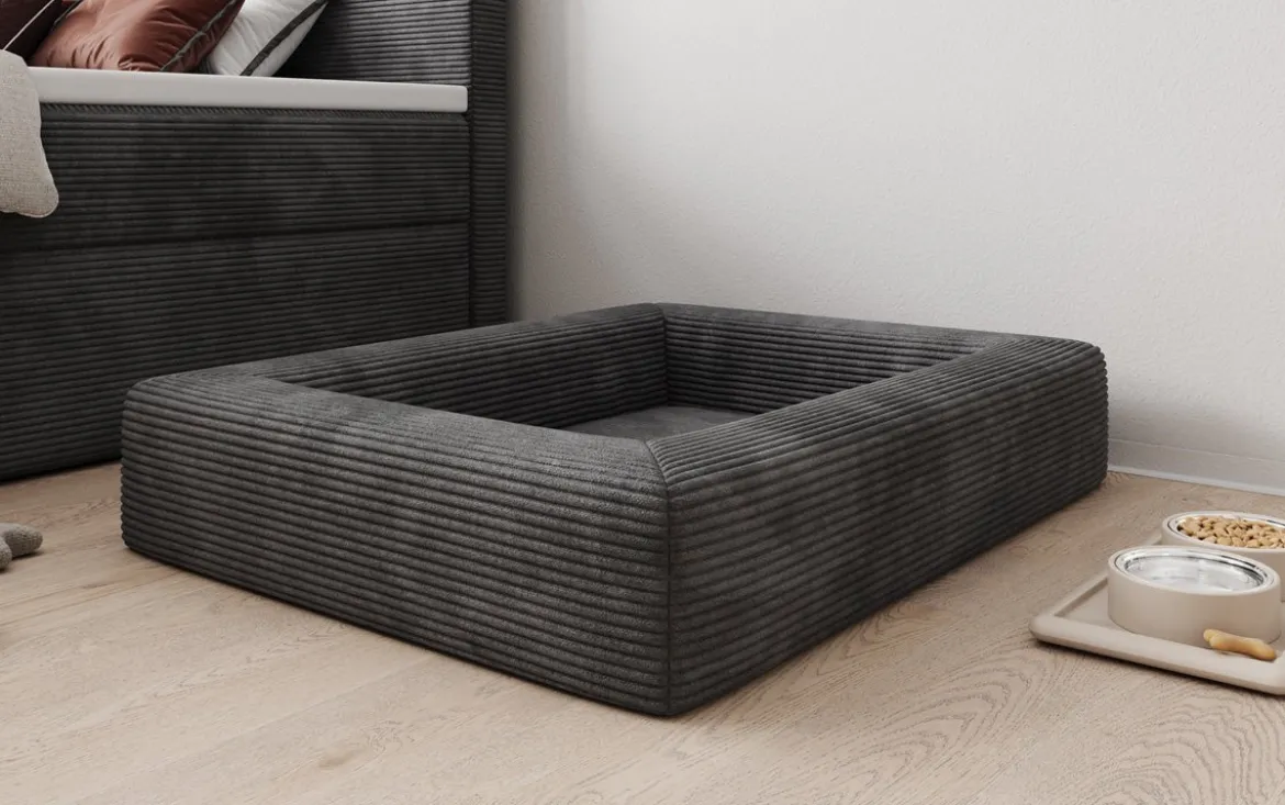 Hundebett Cordino 80 × 100 cm in Cord