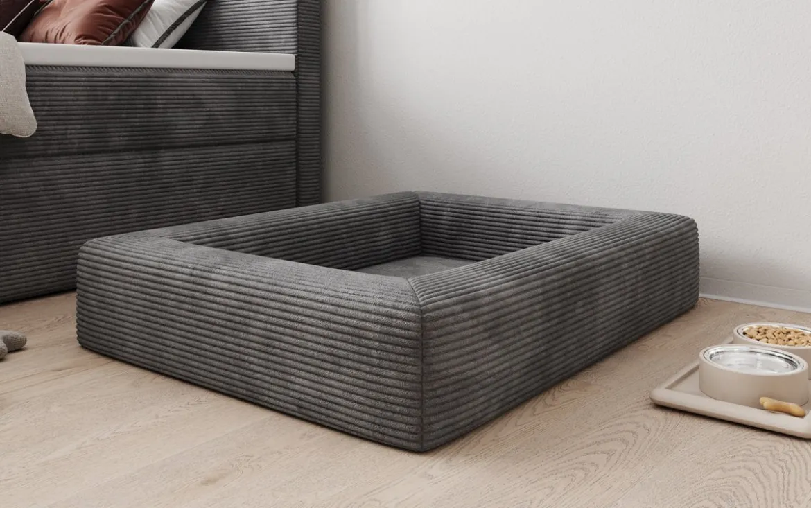 Hundebett Cordino 80 × 100 cm in Cord