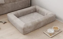 Hundebett Cordino 80 × 100 cm in Cord