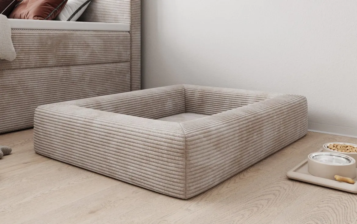Hundebett Cordino 80 × 100 cm in Cord