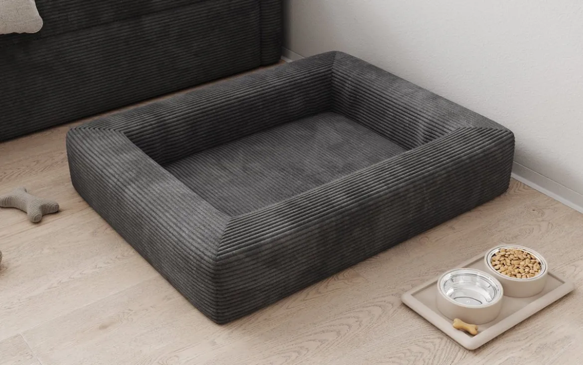 Hundebett Cordino 80 × 100 cm in Cord