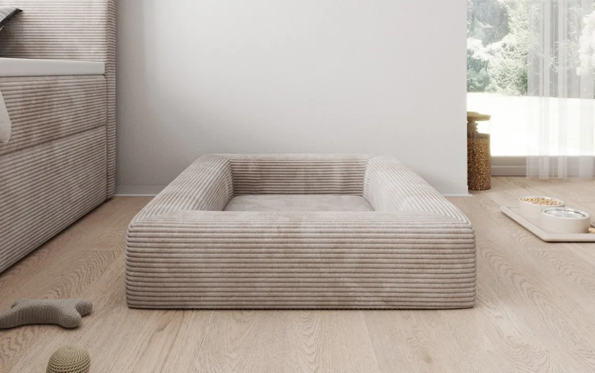 Hundebett Cordino 80 × 100 cm in Cord
