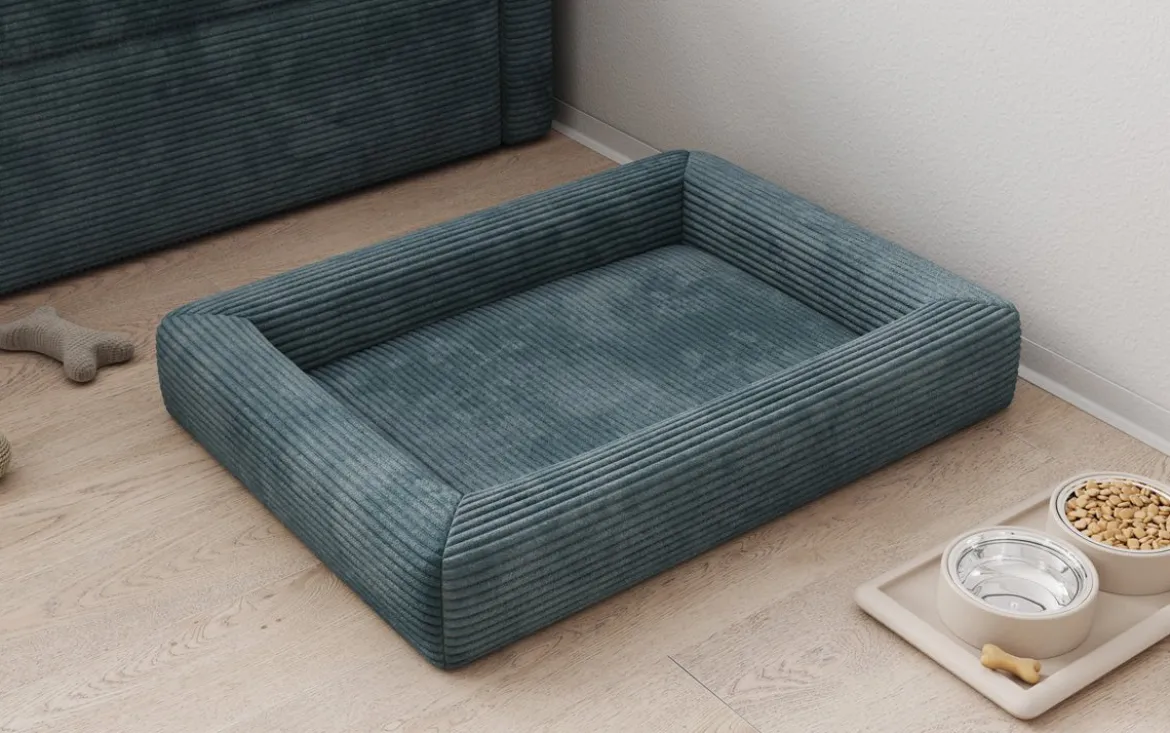 Hundebett Cordino 80 × 60 cm in Cord