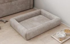 Hundebett Cordino 80 × 60 cm in Cord