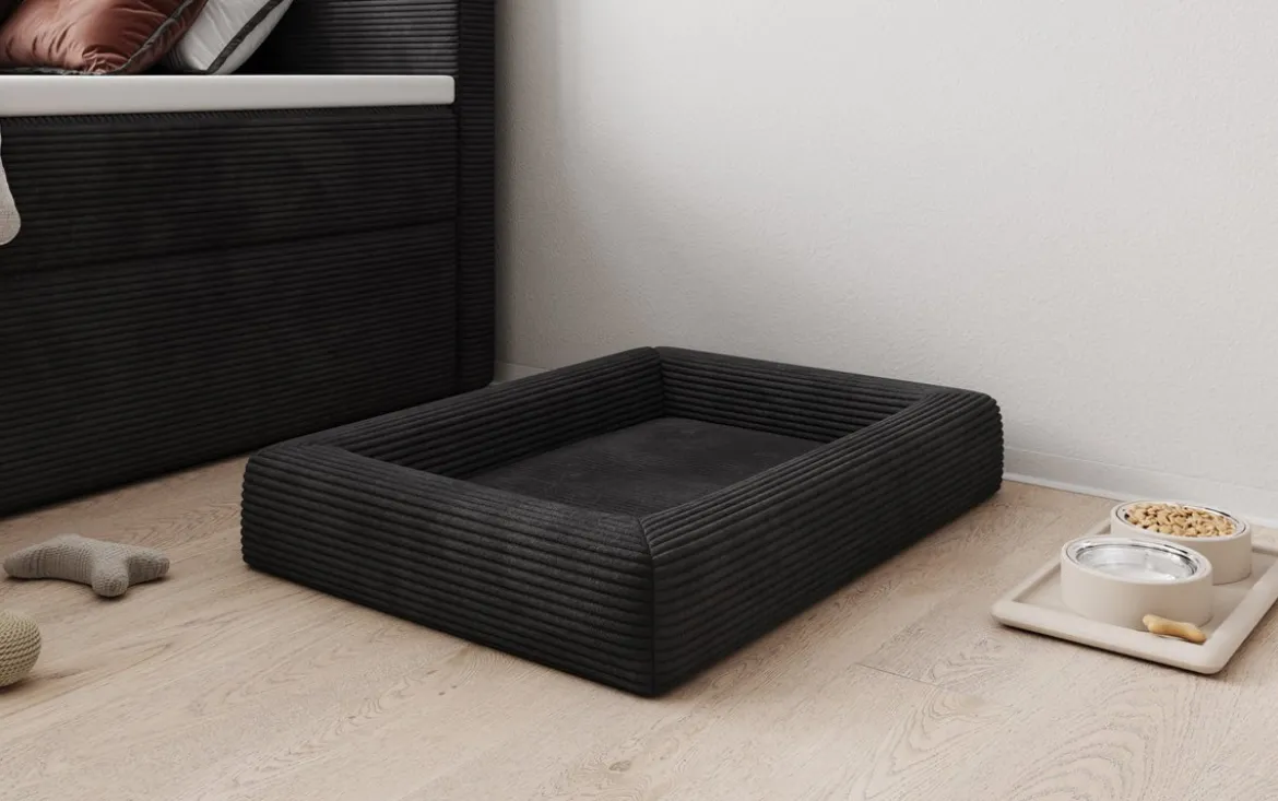 Hundebett Cordino 80 × 60 cm in Cord