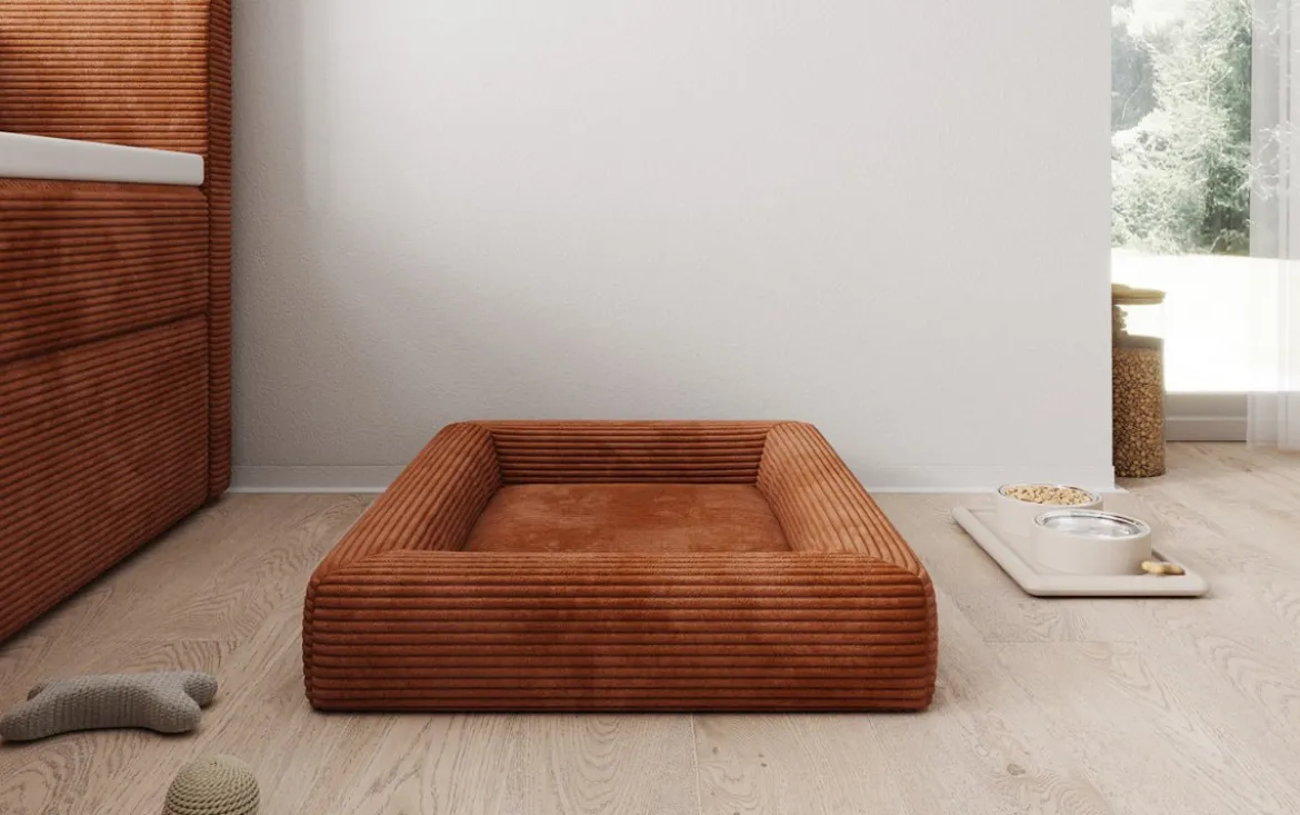 Hundebett Cordino 80 × 60 cm in Cord