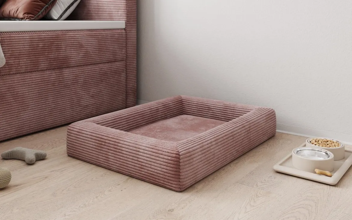 Hundebett Cordino 80 × 60 cm in Cord
