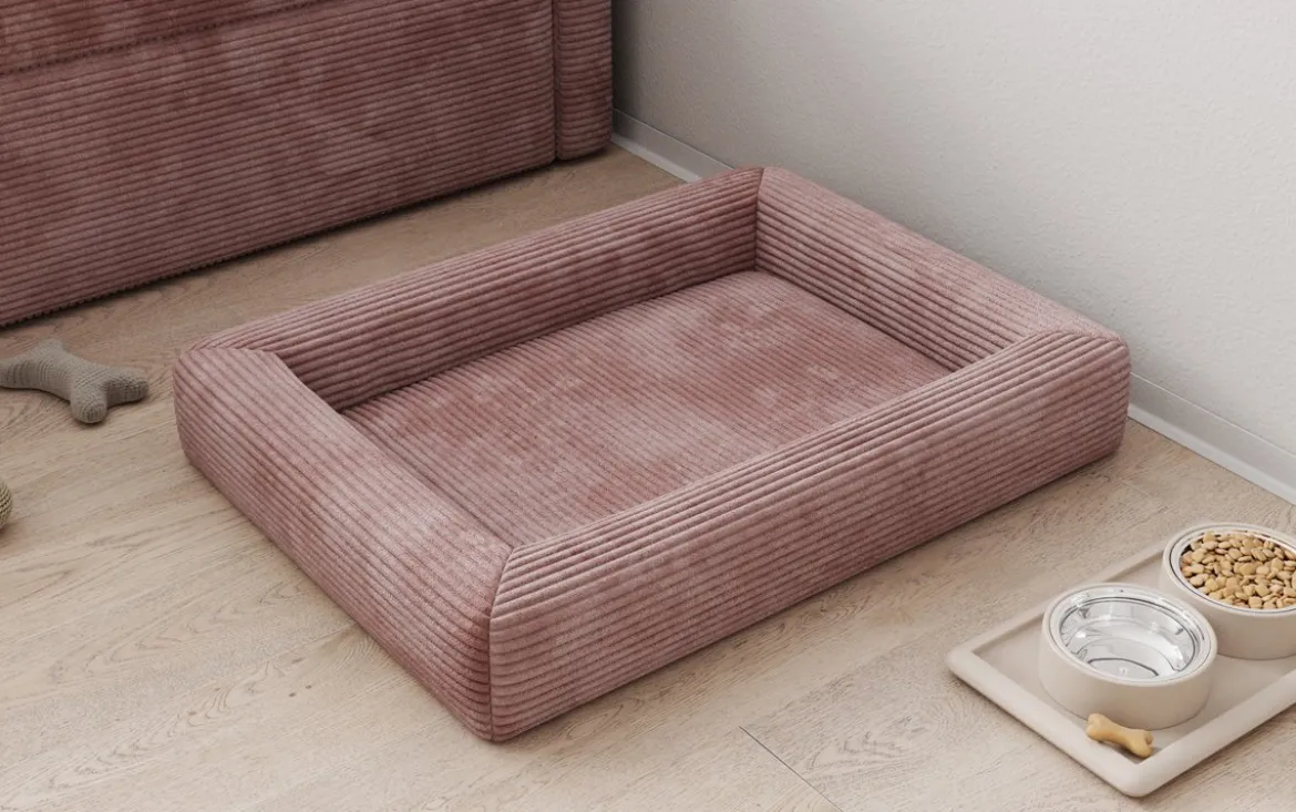 Hundebett Cordino 80 × 60 cm in Cord