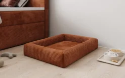Hundebett Cordino 80 × 60 cm in Cord