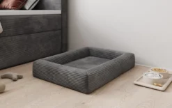Hundebett Cordino 80 × 60 cm in Cord