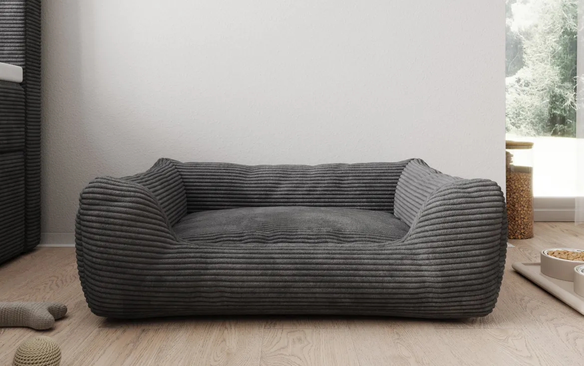 Hundebett Cosmo 60 × 80 cm in Cord
