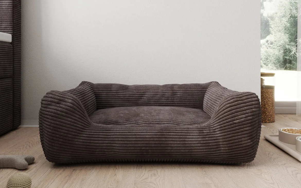 Hundebett Cosmo 60 × 80 cm in Cord