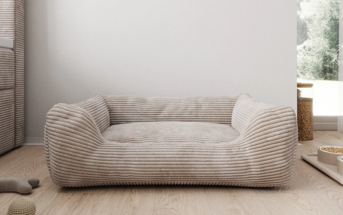 Hundebett Cosmo 60 × 80 cm in Cord