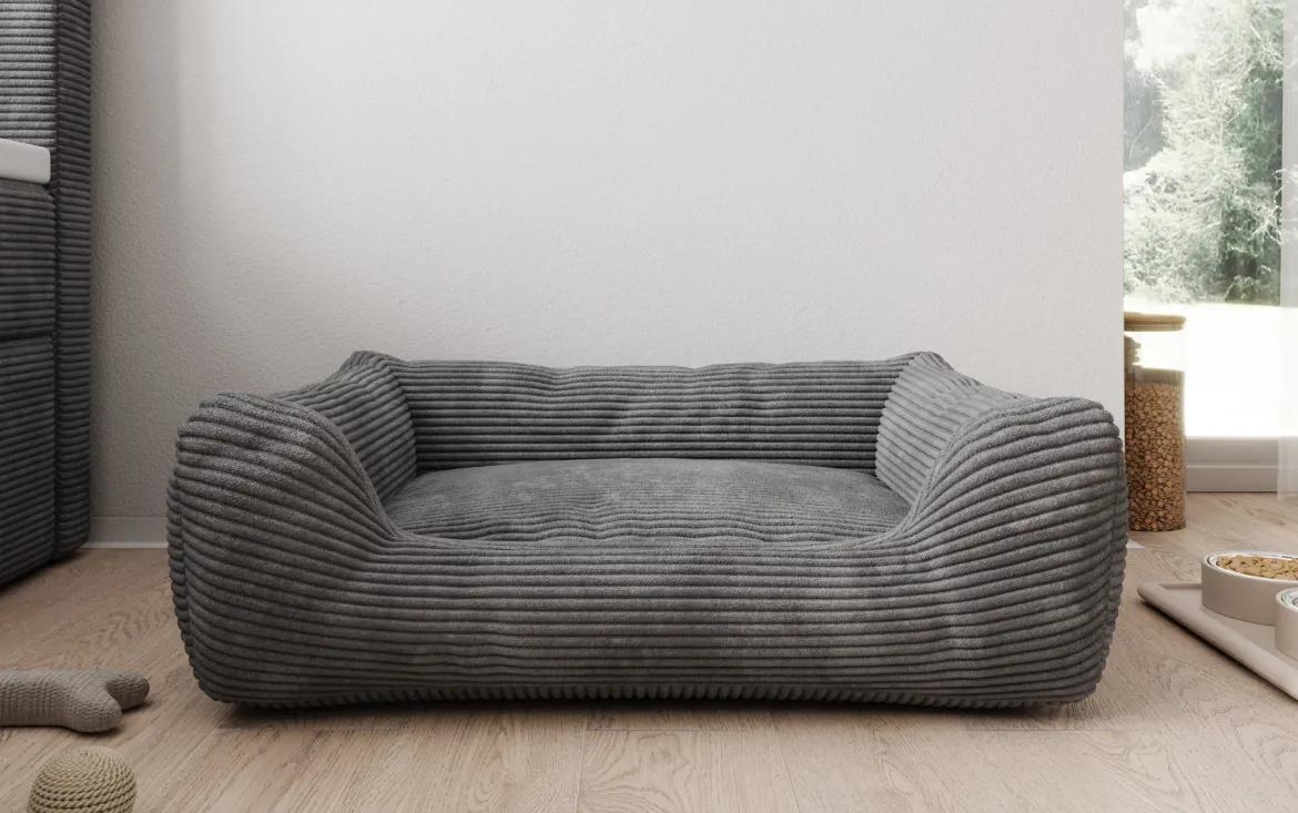 Hundebett Cosmo 60 × 80 cm in Cord